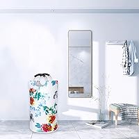 Vista 7 de Dalykate - Cesta de lavandería plegable de tela Oxford de 82 litros con asas para ropa, plegable y resistente al agua, cesta de ropa sucia