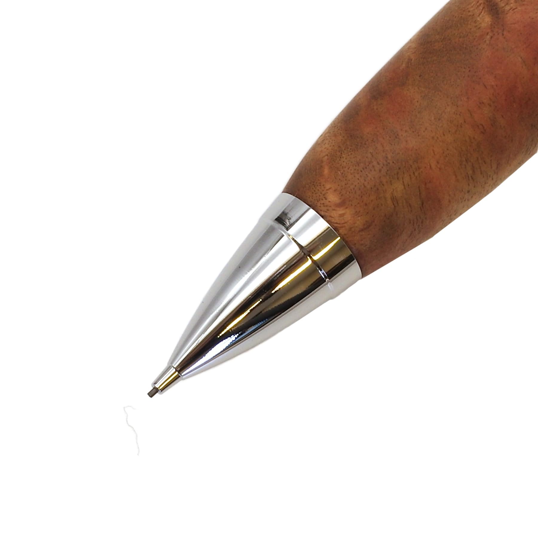 Amazon.co.jp: 木軸 シャープペンシル 0.5mm【鹿子の木瘤杢】木軸ペン
