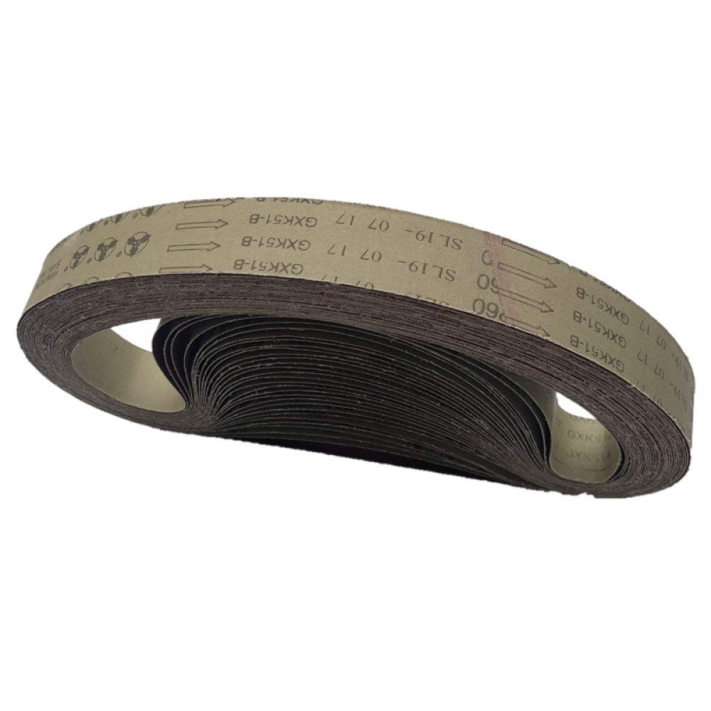 10Pcs 50x1220mm bandas de lijado brasive 2 '' * 48 '' P60-1000 Accesorios para lijadoras de banda de pulido grueso a fino, P600