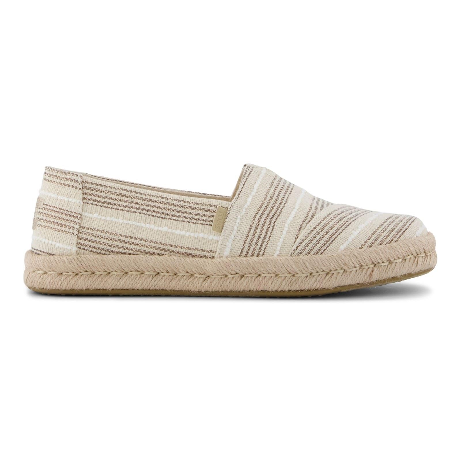 TOMS Damen Espadrilles Alpargata Rope 2.0 10023038 Natural metallic Stripe