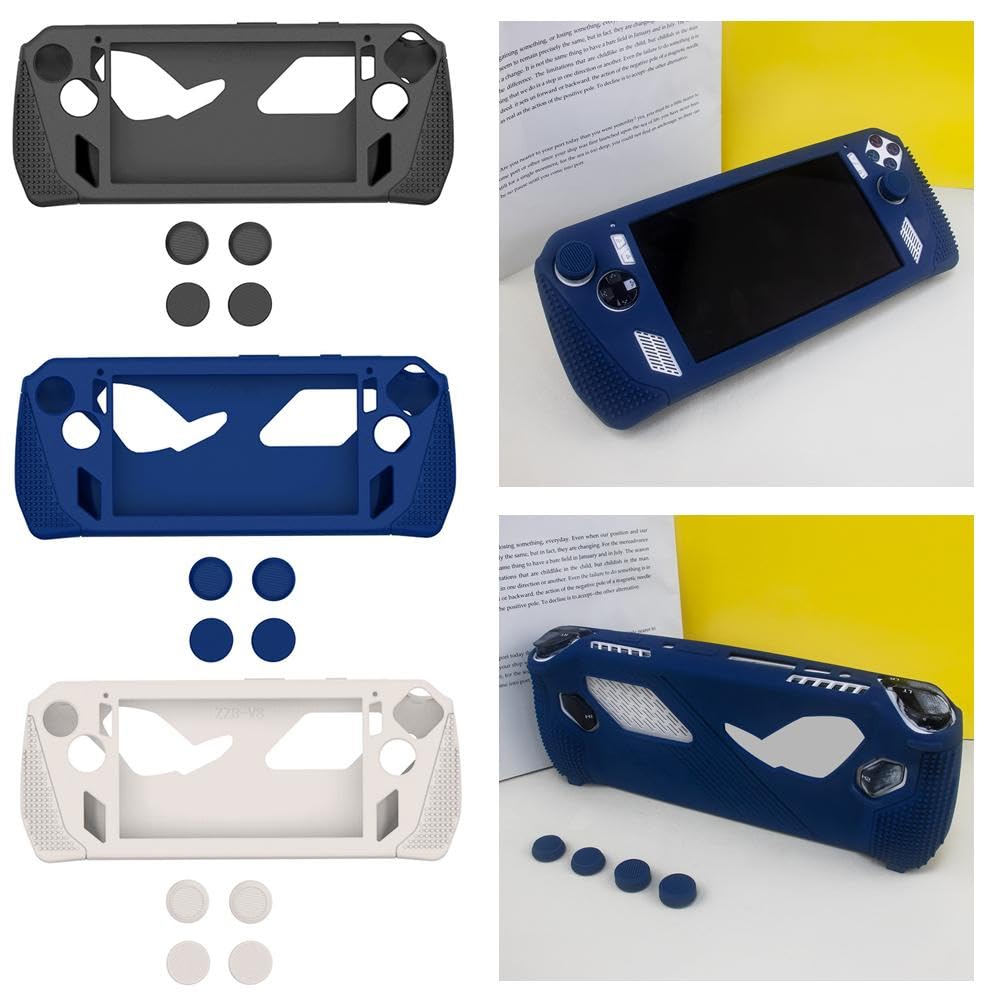 Custodia Silicone Per ASUS ROG Ally – Cover Protettiva Morbida Antigraffio (Nero, Arancione, Grigio, Bianco) - 5