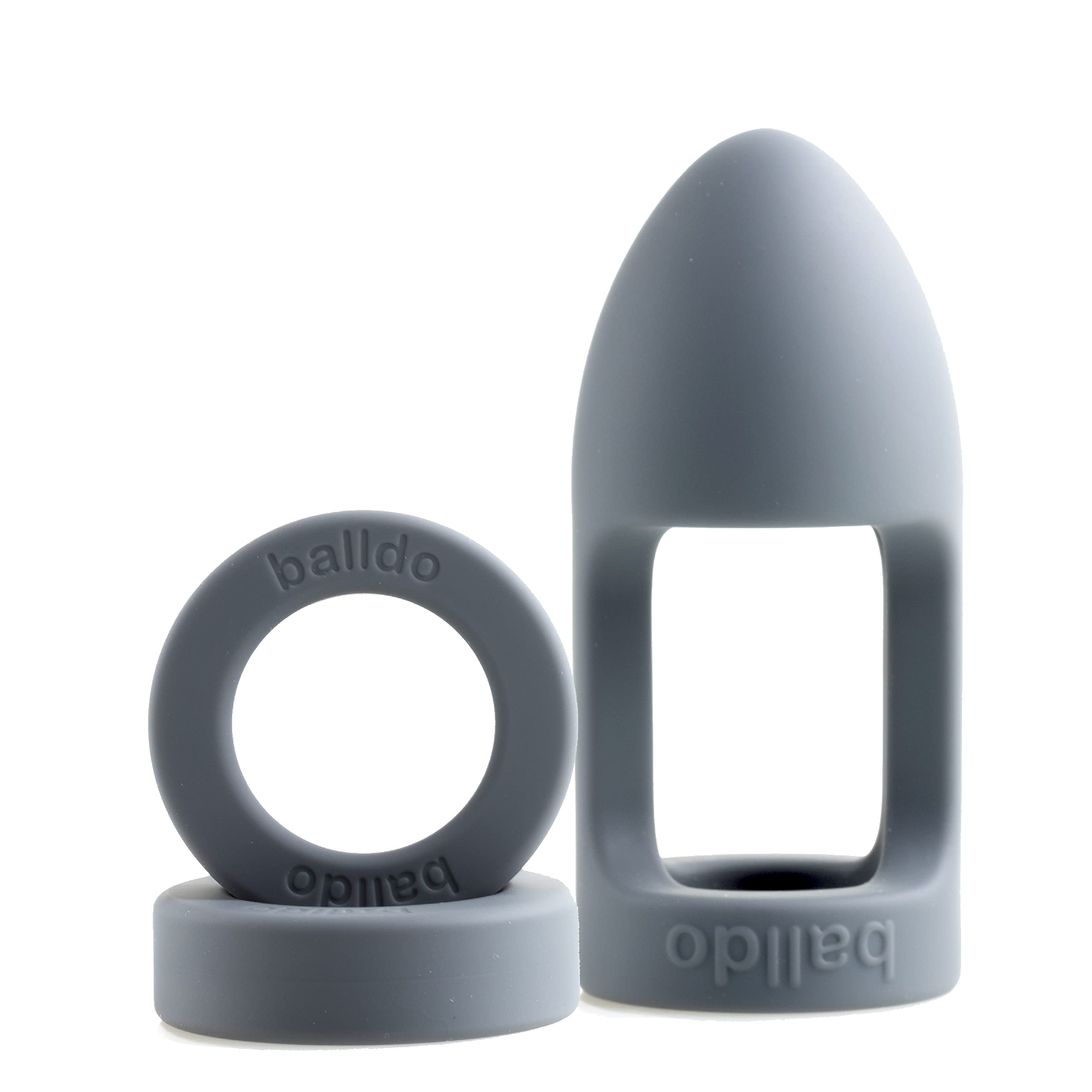 BALLDO, The Worlds First Dildo for Your Balls; Have Your First Ballgasm with This Sex Toy for Adults (Grey)…