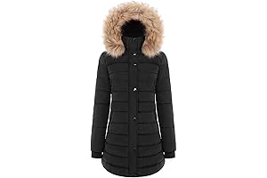 bodilove women's winter quilted puffer short coat jacket