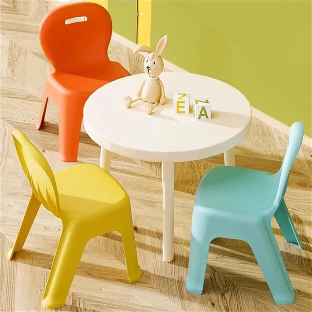 Sedia multifunzionale in plastica premium Sedia da esterno for interni Sedia da soggiorno Sedia da camera da letto Resistente e confortevole Adatta for soggiorno, ristorante, studio, attività all'aper