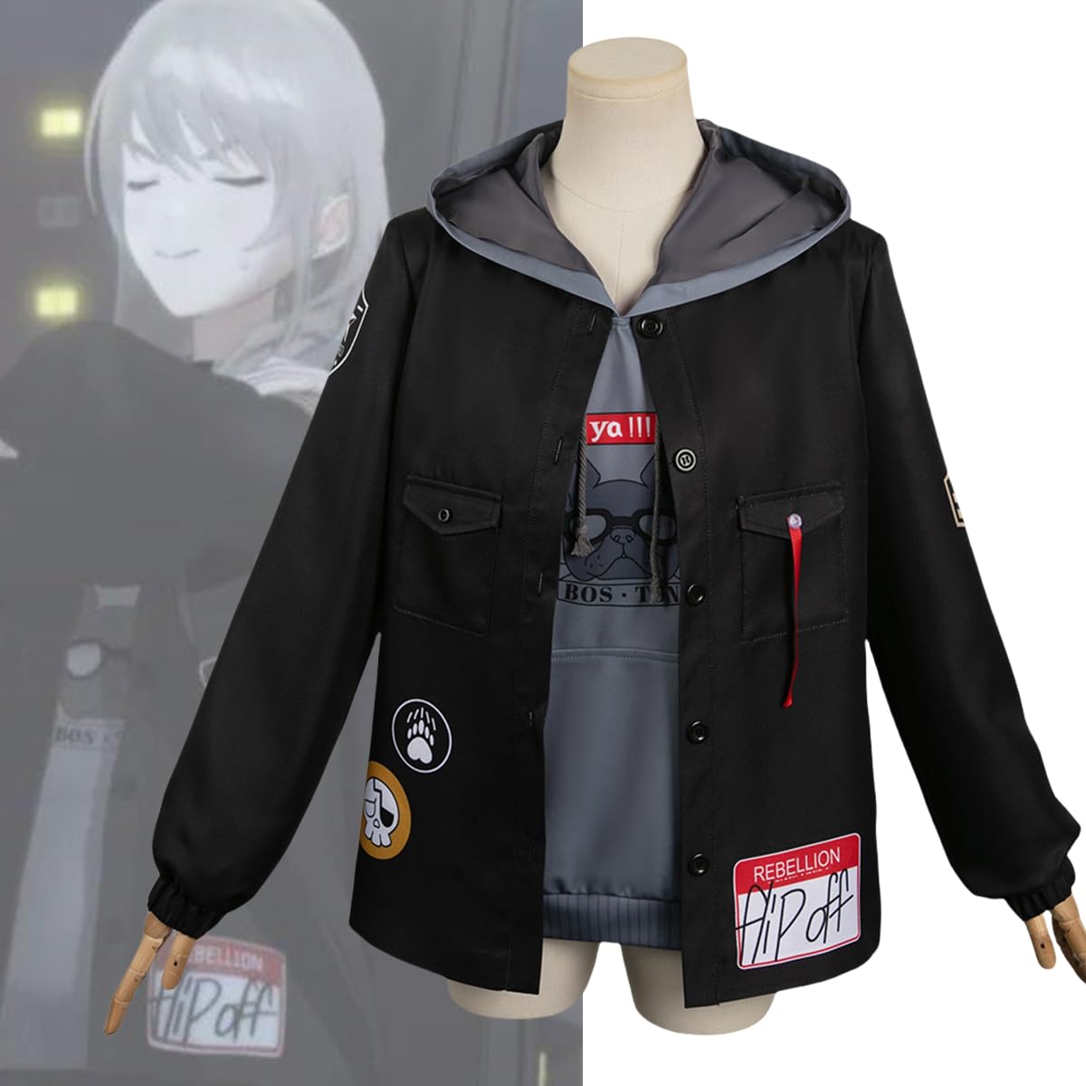 A-6『ガールズバンドクライ』プルオーバーパーカー 河原木桃香（XLサイズ） Amazon.co.jp: [AcosOrz] 河原木桃香 パーカー ガールズバンドクライ