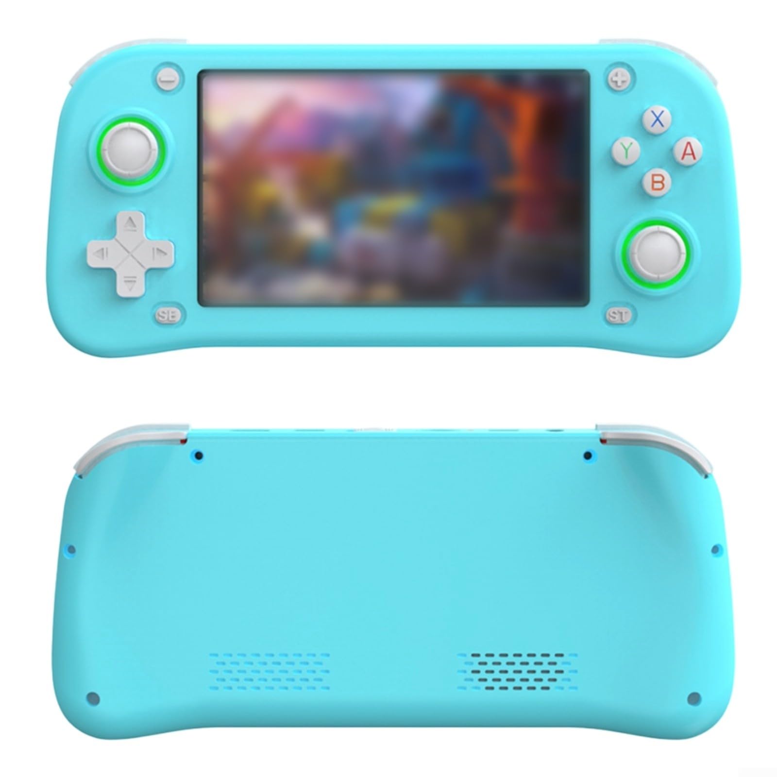 Console di gioco portatile retrò con schermo IPS da 4,3 pollici, batteria da 3000 mAh, memoria da 64 GB/128 GB, supporta oltre 30 emulatori, dispositivo di gioco portatile per giochi classici (64 G