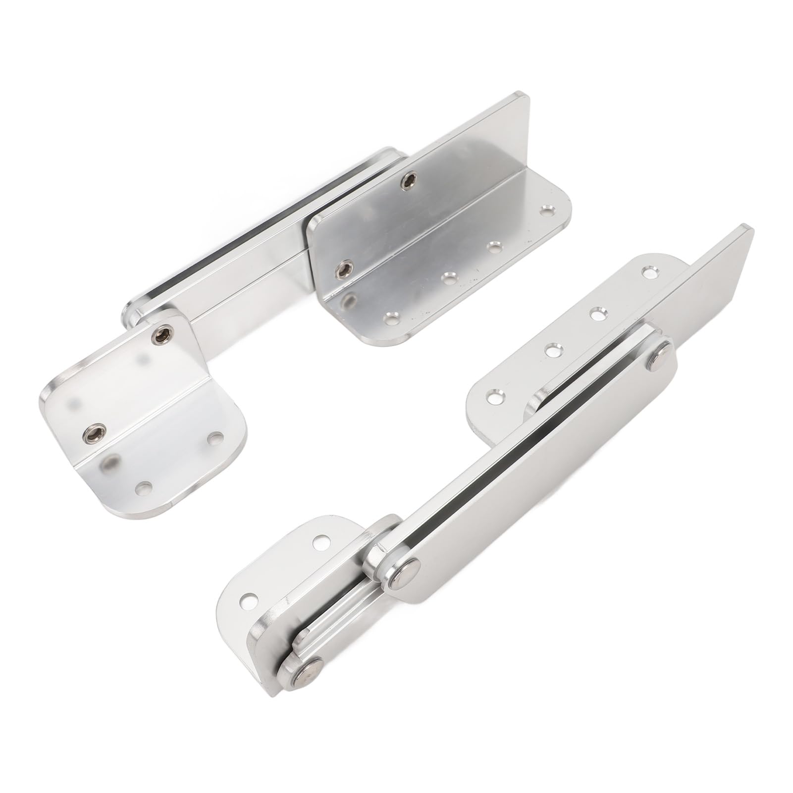 Knagi Składane do łodzi, 6 Mm Stop Aluminium 0 120 Stopni, Knagi Składane do łodzi, Doków Morskich z Gładkimi Krawędziami i Narożnikami Wymiany Zawiasów w Luksusowym Jachcie