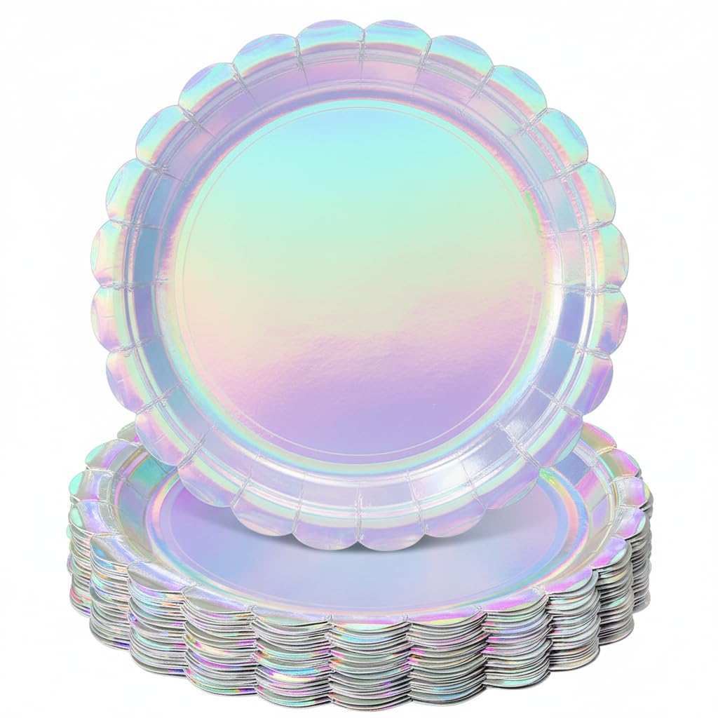 NatNarr Ivory Paper Plates - 30 Pack -26