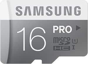 Samsung 16GB PRO Class 10 Micro SDHC up to 90MB/s with Adapter (MB-MG16DA/AM)