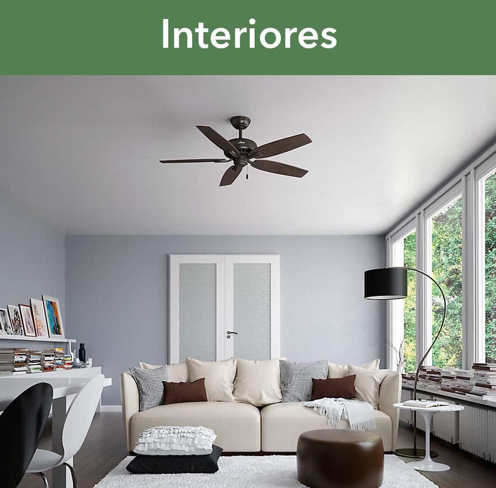 Greatest Product Hunter Newsome Indoor Ceiling Fan with LED Lights and Pull Chain Control, 52, Fresh White