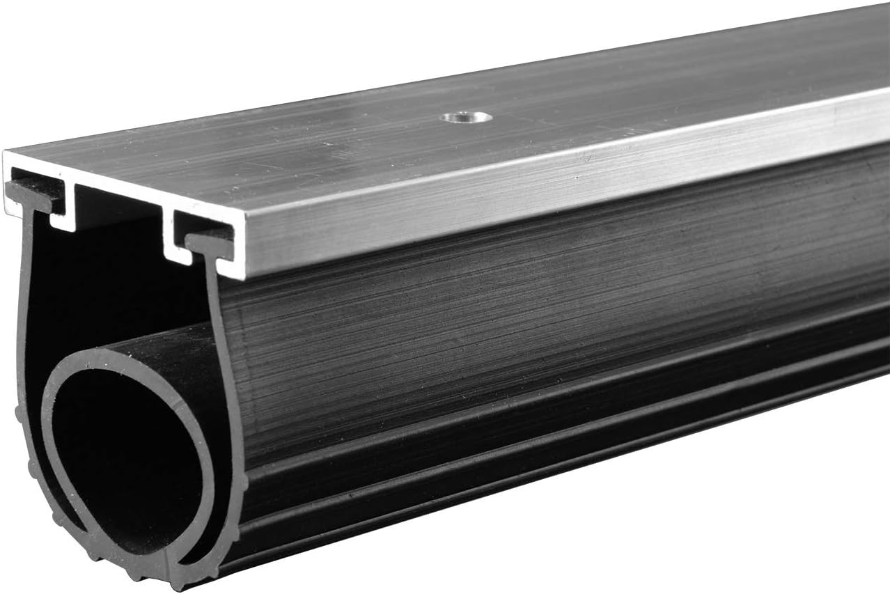 Rеvіеw Prоduсt BOWSEN 10FT Heavy-Duty U+O Ring Universal Garage Door Bottom Seals Weatherstrip Rubber with Aluminum Track Retainer Kit