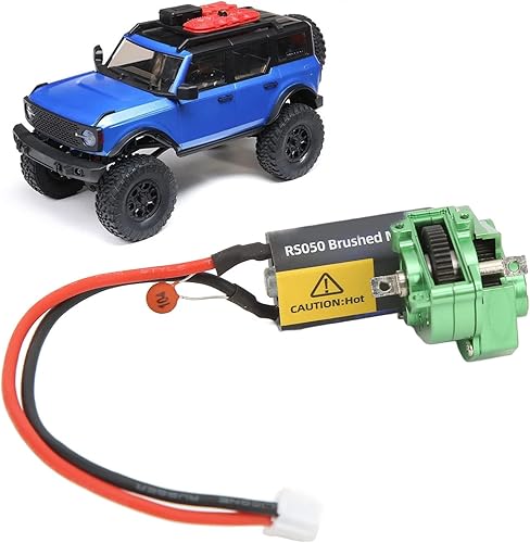 Miniatura 2 de Caja con 66T cepillado motor aleación de aluminio RC piezas para SCX24 124 RC coche (verde) Scx24 Motor