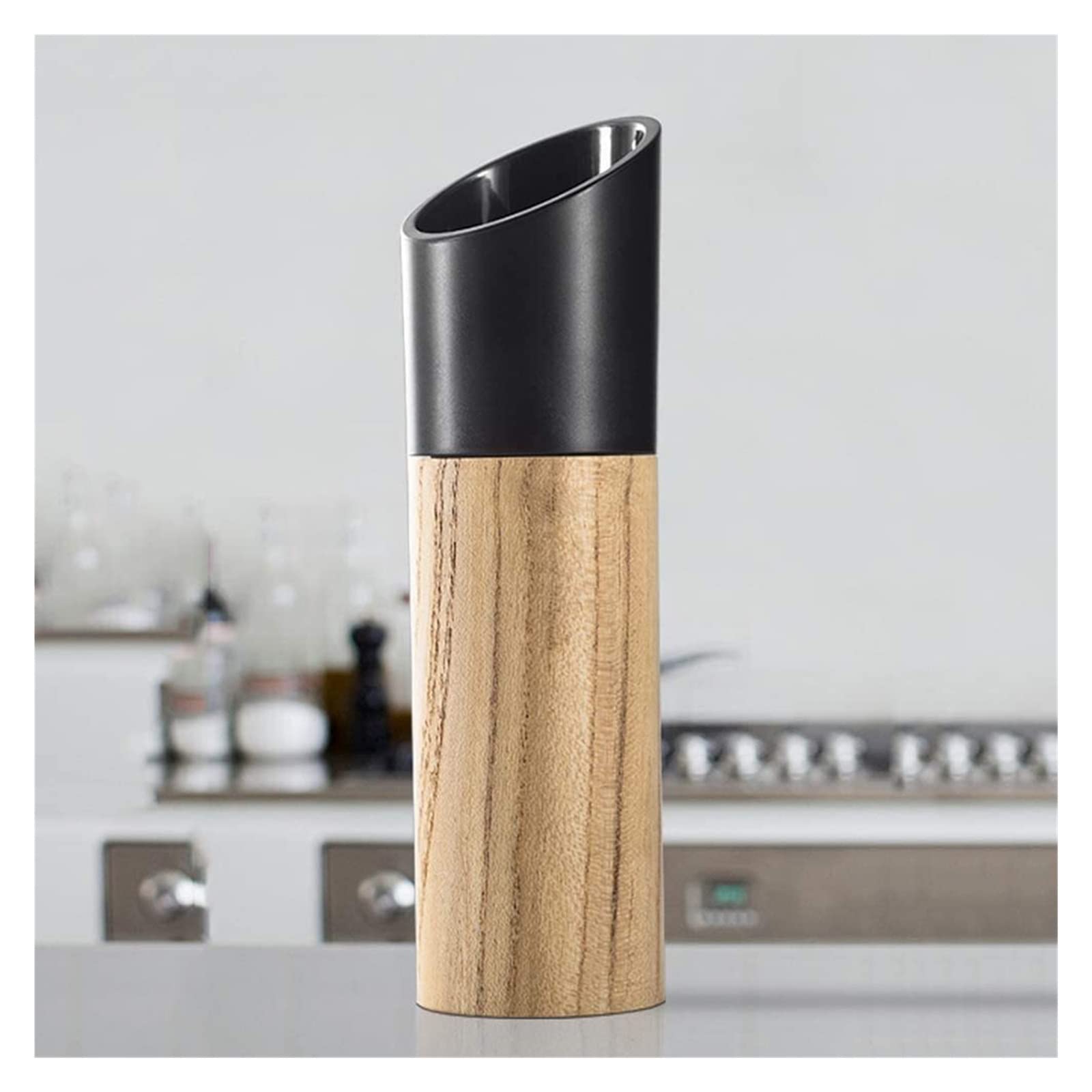 Moulin À Poivre Et Sel Ensemble De Moulin À Sel Et Poivre, Manuel Rechargeable en Bois Broyeur À Épices