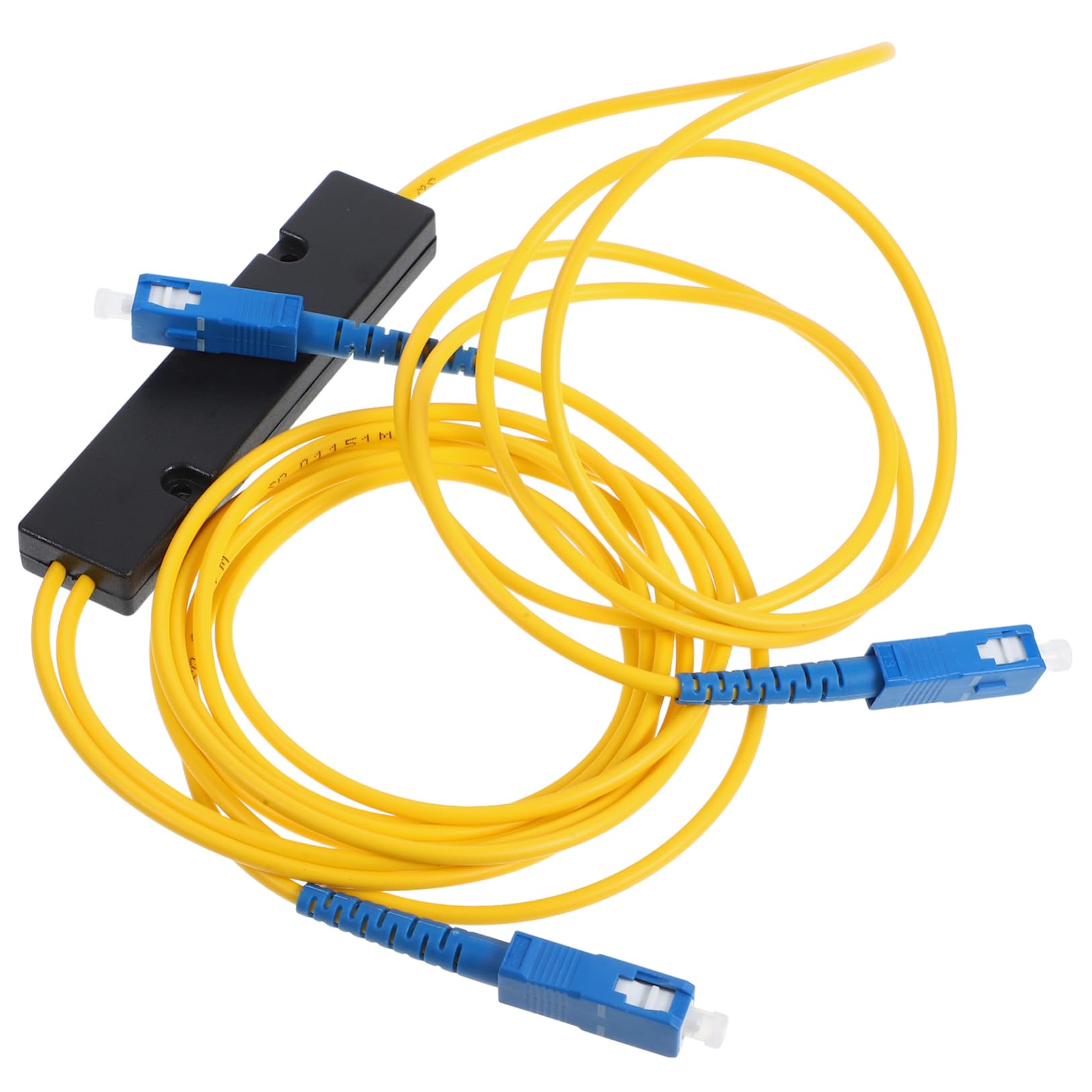 SEWACC Optic Cord Splitter for Tv Fused Fiber Splitter Protective Cover High-Speed Optical Transmission for Amplifiers Players Durable Design for Home Use
