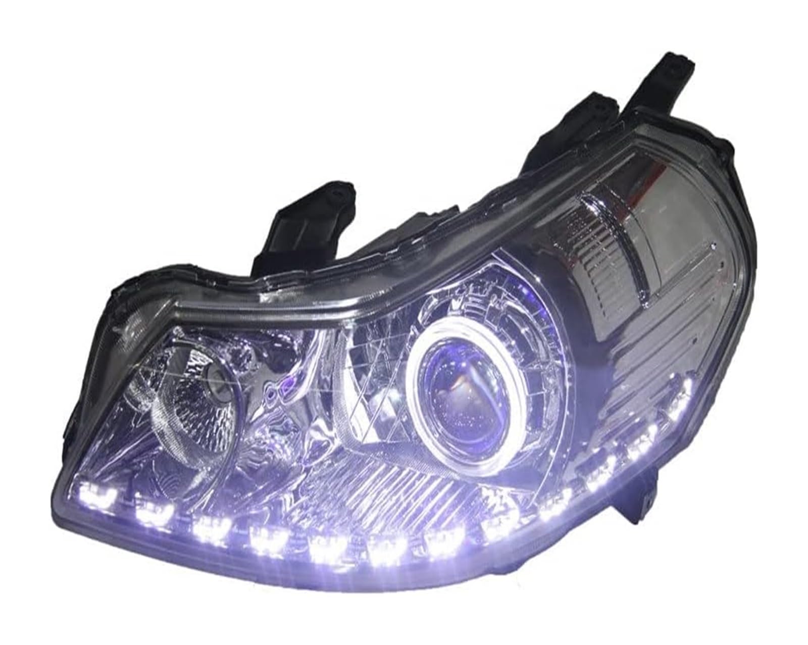 Para Suzuki SX4 Conjunto Faros Delanteros Bi-lens Xenon HID Luz Cruce Carretera Streamer Intermitente Luces Delanteras Señal Giro Espejo(LED headlight)