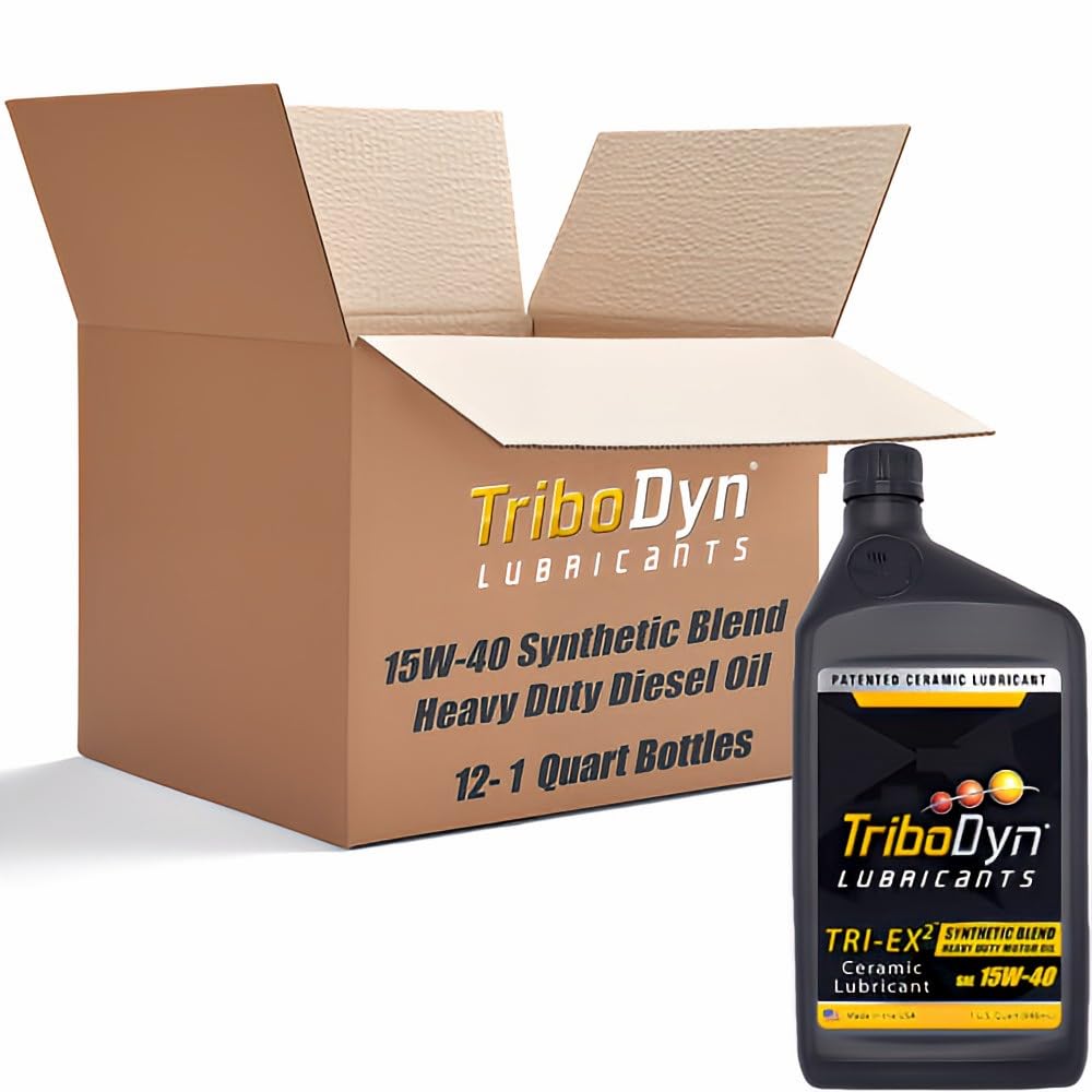 Ceramic 15W-40 Synthetic Blend Diesel Oil CK-4-12 Quart Case