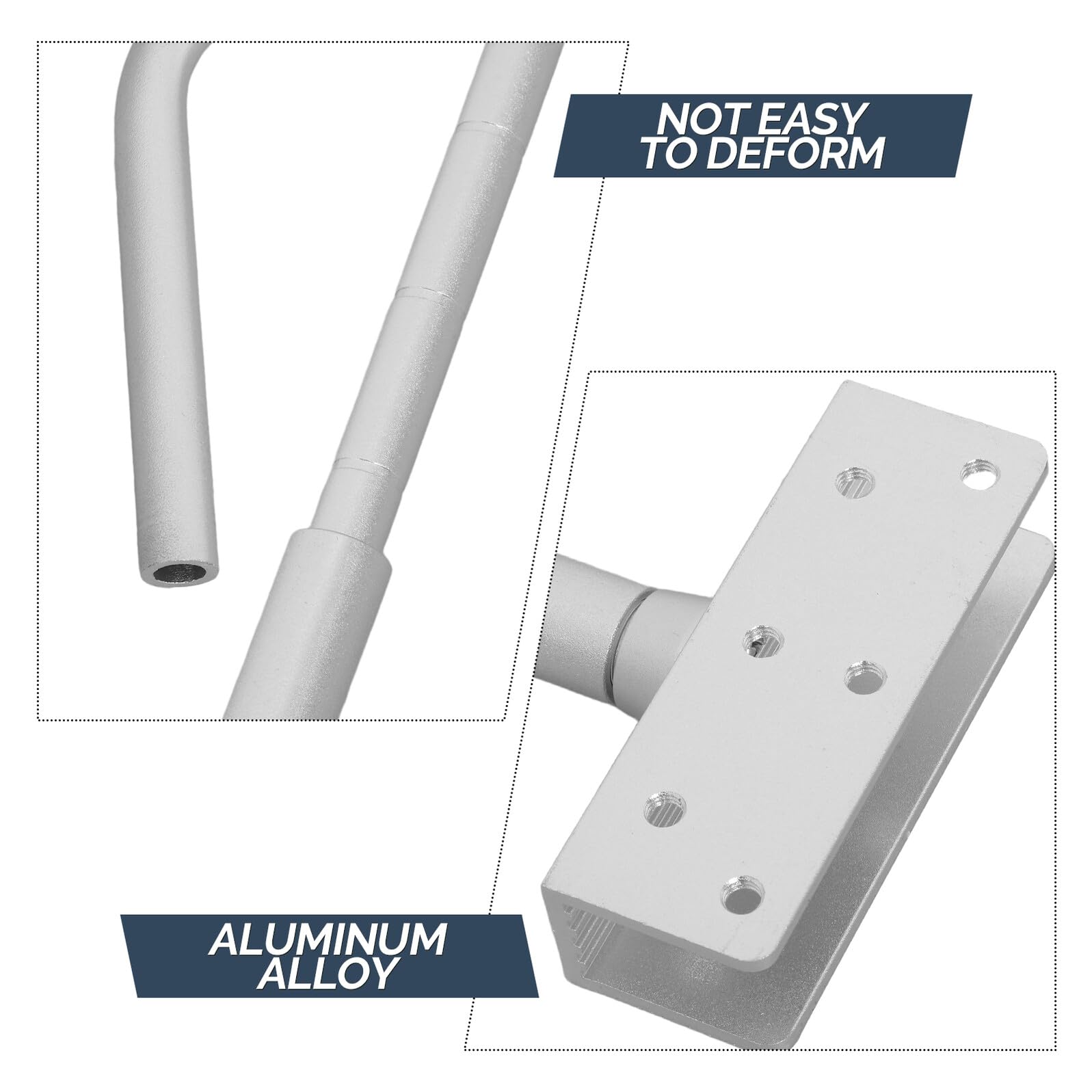 2 Szt. Szt Uchwyt Do Lamp Akwariowych LED Solidny Stojak pod Akwarium Do Roślin Wodnych Łatwy Montaż Kompatybilny Szkłem Regulowany Kąt Oświetlenia dla Akwarium