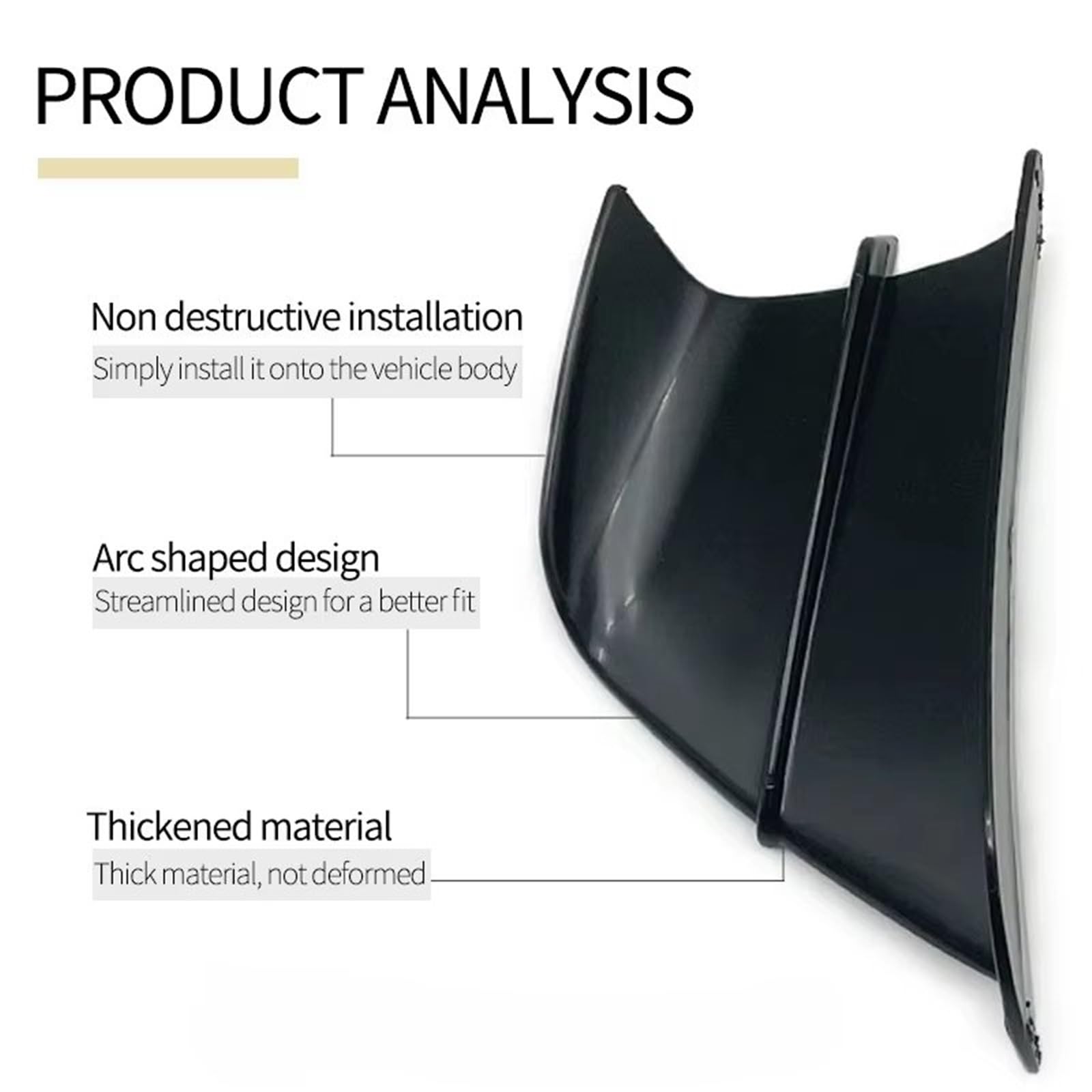Alettoni Per Moto Ala Spoiler Per Moto Con Adesivo Per Decorativo Per Suzuki Universale