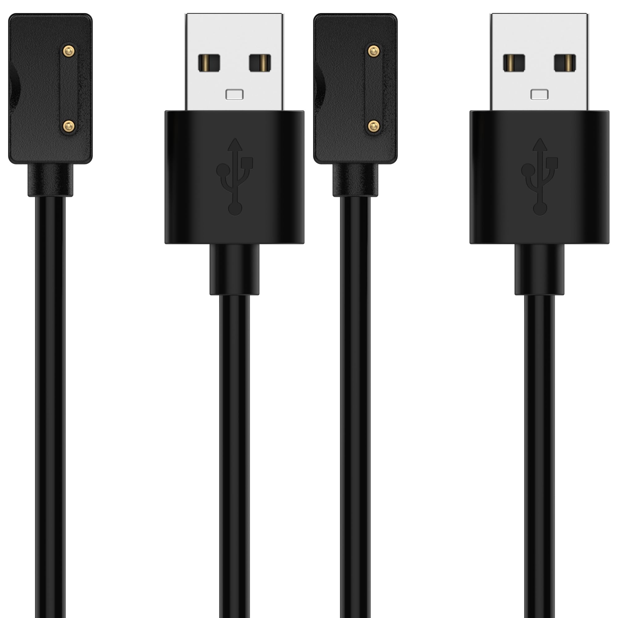 Replacement Charger Compatible with ASUS Vivowatch Aero 5(HC-C05) Charging Cable 3.3ft USB Portable Magnetic Cord for ASUS Vivowatch Aero 5 Watch Charger Accessories (Black,1PACK)