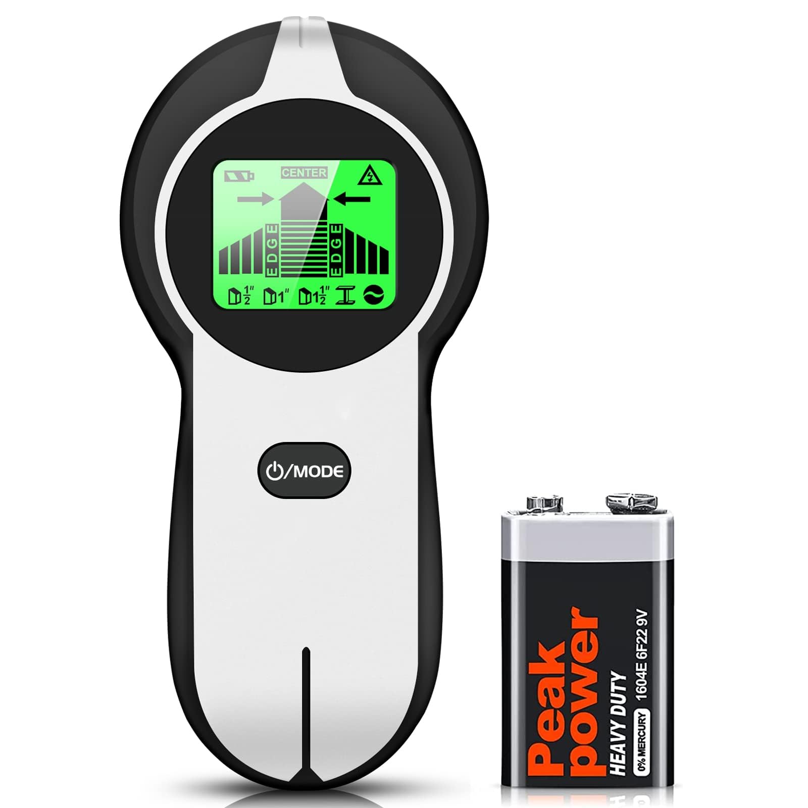 FOLAINew Stud Finder Wall Scanner - 5 in 1/Electronic Stud Sensor/with Buzzer and LCD Display/for Wood AC Wire Metal Studs Joist Detection-TH260A