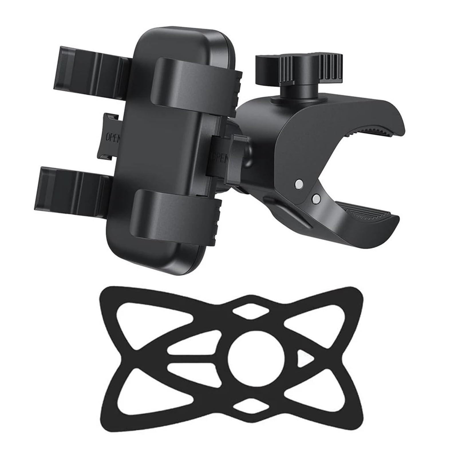 Supporto Telefono Bici Universale Moto Scooter Manubrio Cellulare Staffa GPS Attacco