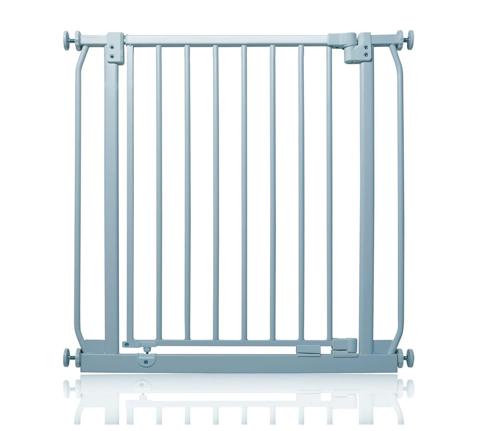 Safetots Elite Pressure Narrow Safety Gate, 65.5cm - 74.5cm, Matt Grey, Narrow Pressure Fit Stair Gate, Baby Gate for Doors Hallways and Spaces, Safety Barrier, Easy Installation