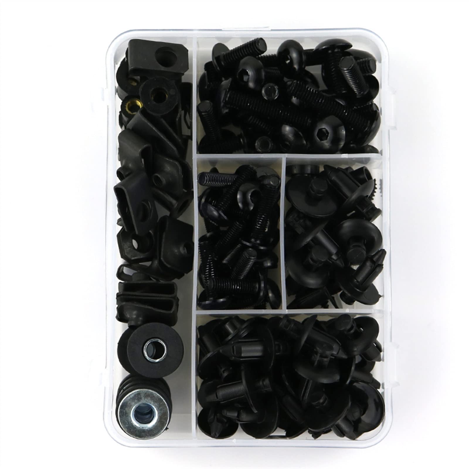 Tornillos De Tanque De Gasolina Negros M-Factory Para Suzuki GSXR600, GSXR750, GSXR1000, Hayabusa