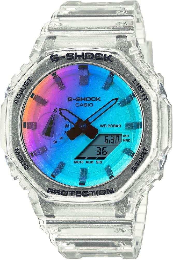 Casio GA-2100SRS-7ADR Kol Saati, G-Shock, Analog/Digital, Gri,…