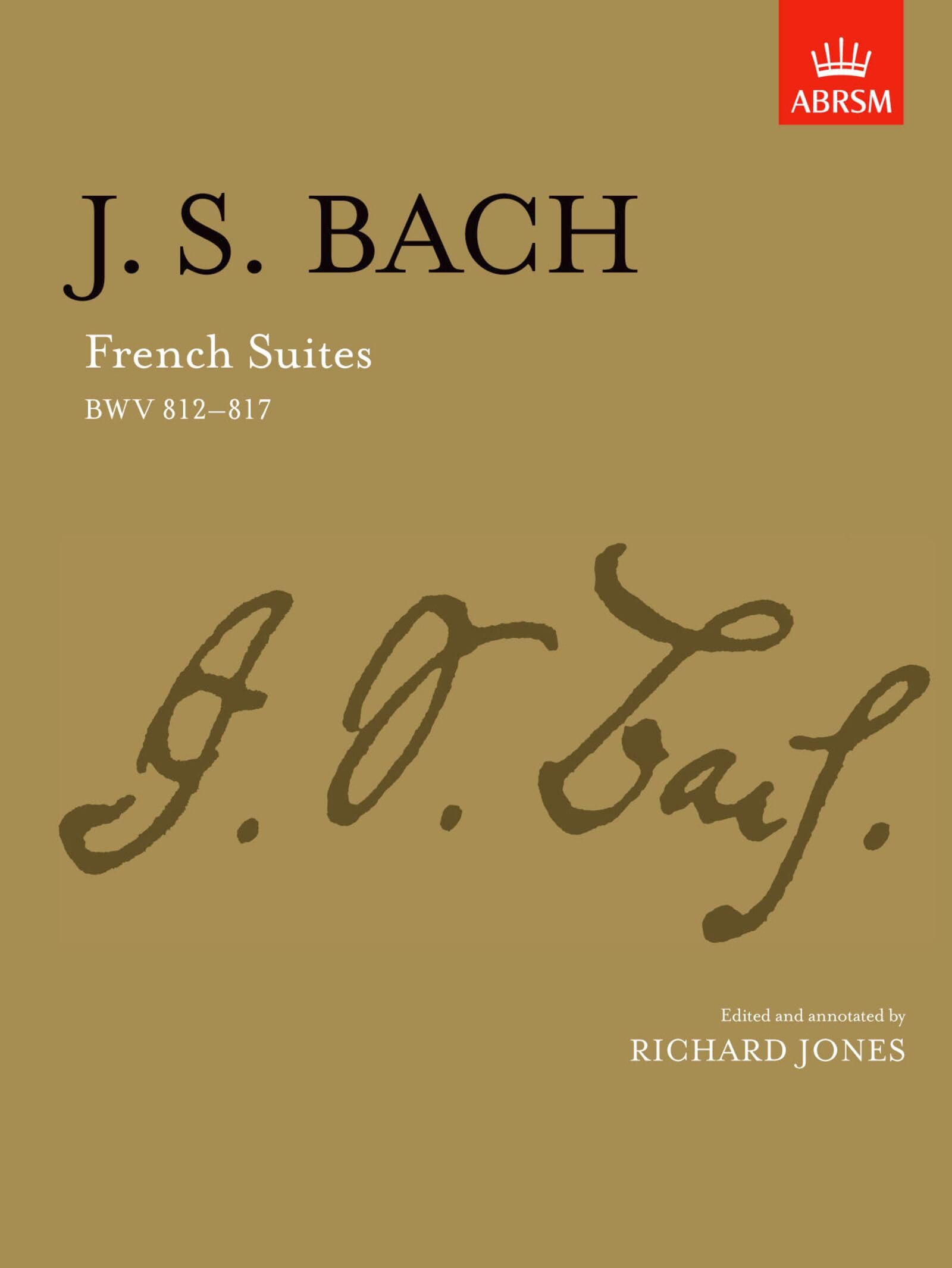 French Suites Bwv 812817 Paperback Book