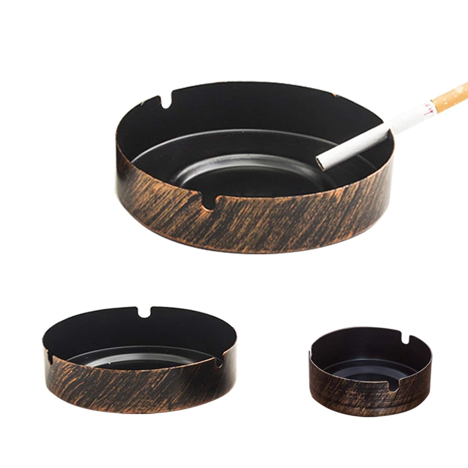 Buy Lependor Retro Round Stainless Steel Ashtray Bar Cigarette