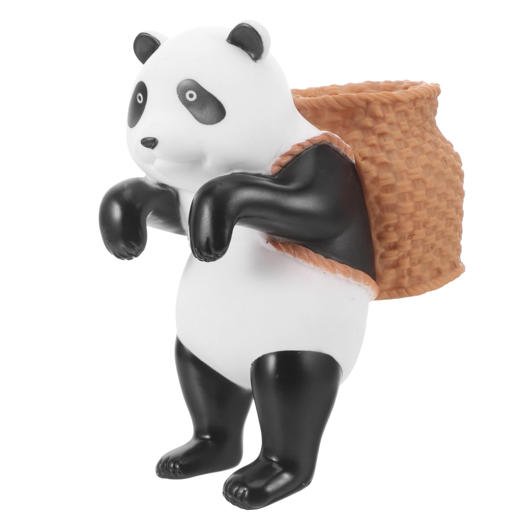 ULTECHNOVO 4 Pièces Ornements de Panda Mini décors d'aquarium Ornement de Panda d'aquarium Accessoires Petit Ornement d'aquarium Joli décor de Paysage d'aquarium Vinyle