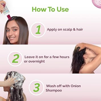 Mamaearth Onion Hair Oil | Natural & Organic Anti Hair Loss & Hair Fall Control Oil with Redensyl | for Color Treated & All Hair Types | 5.07 Fl Oz (150ml)