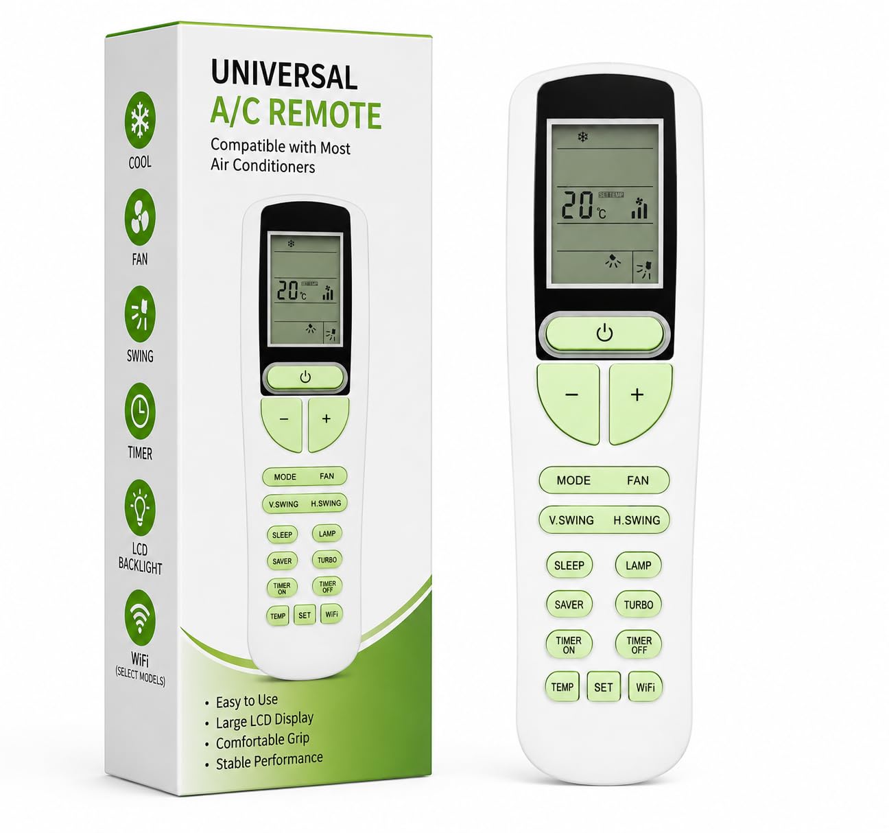 Remote Suitable for Voltas Ac Remote (AC-133B) Universal Compatible for Votlas Smart Split Ac Remote, White-image-45
