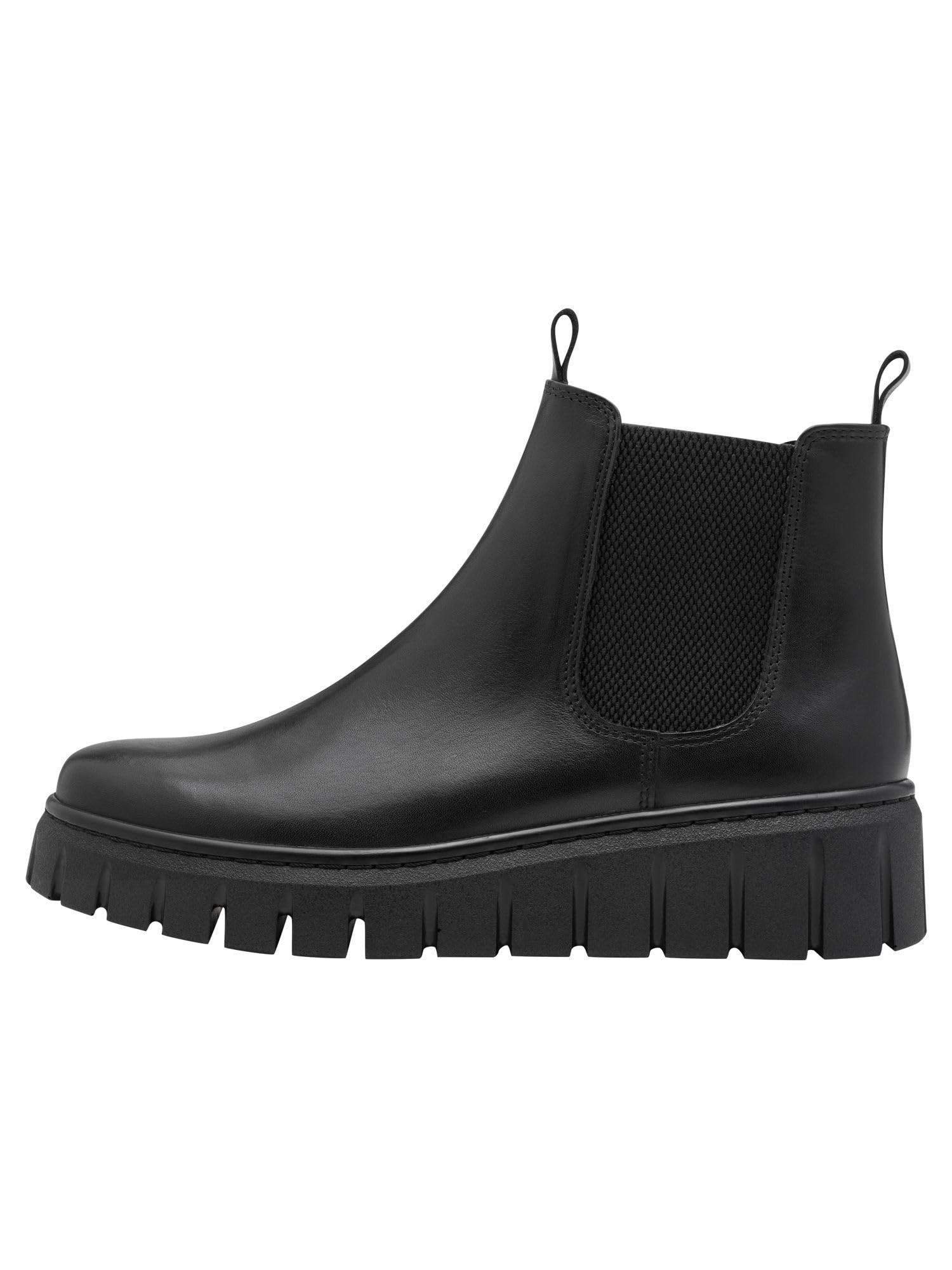MARCO TOZZI Damen Chelsea Boots aus Leder Plateau