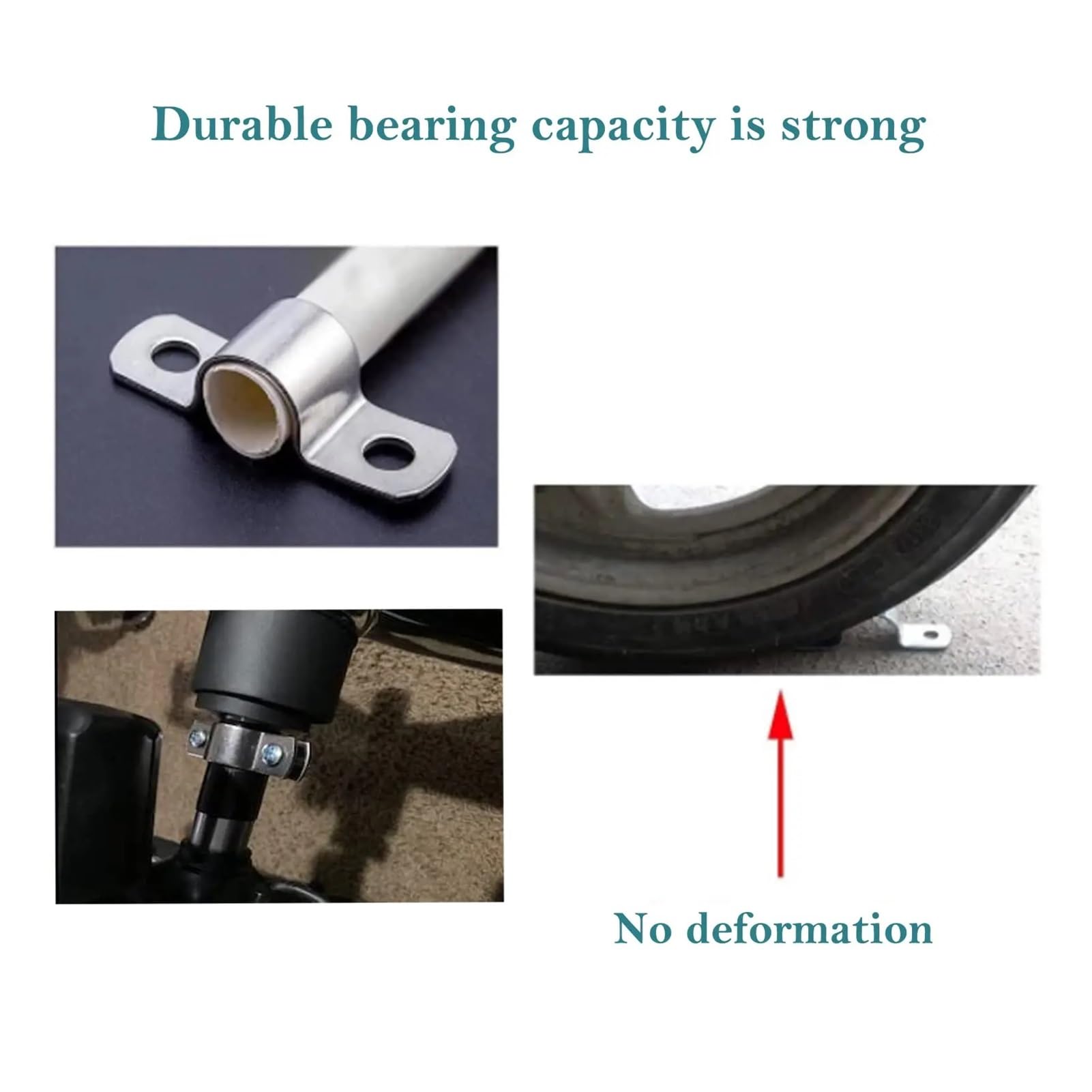 Abrazadera ajustable para tubos Morsetto di supporto for tubo piatto ispessito in acciaio inossidabile 304 da 1 pezzo