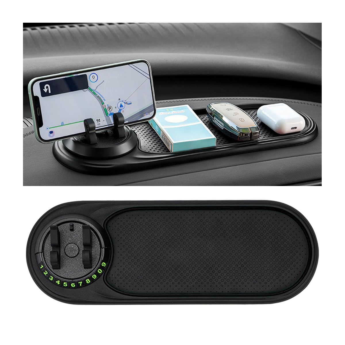 Support Voiture Magnétique Pliable avec Ventouse JOYROOM - Ma Coque La Réunion