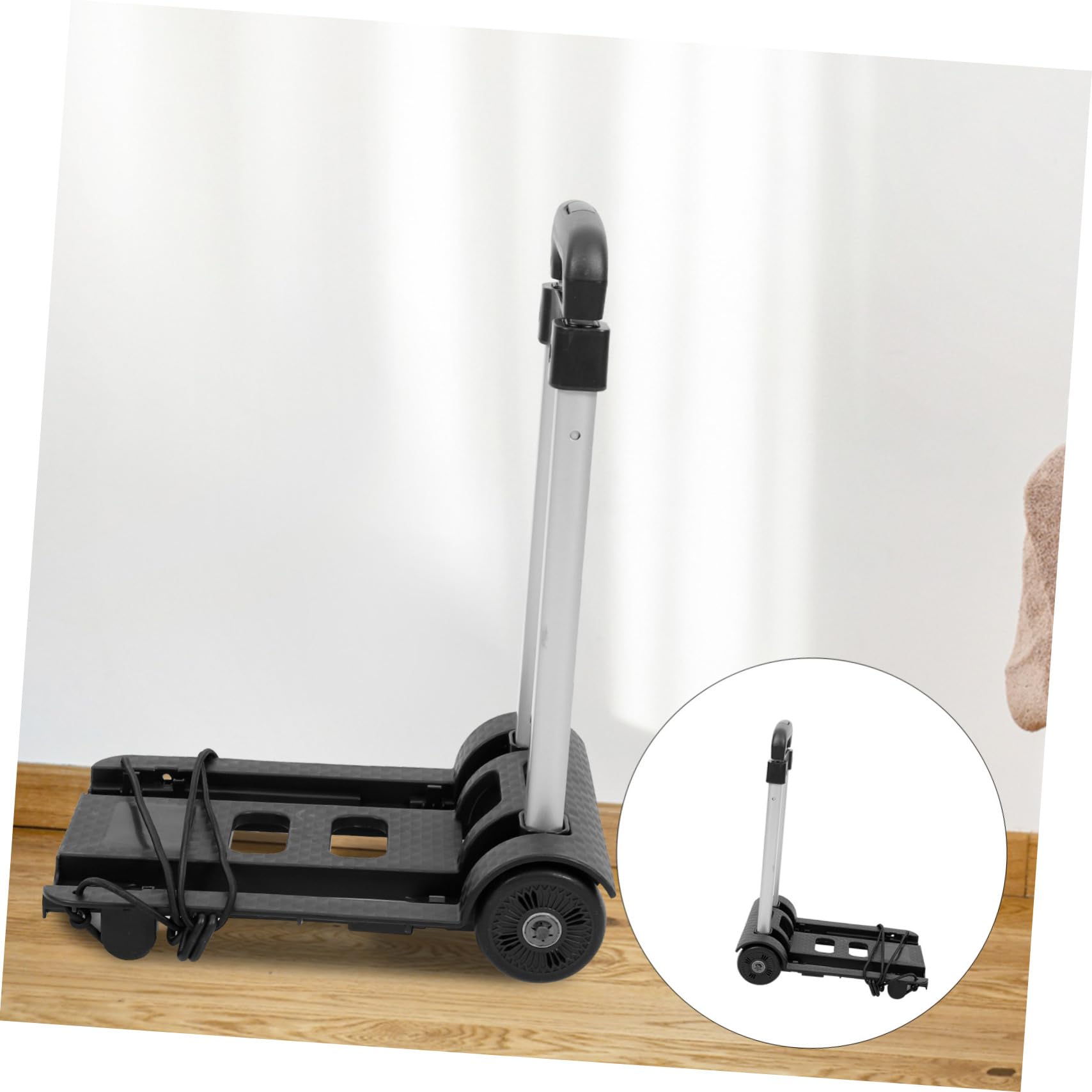 INOOMP Carro Portátil Plegable para Equipaje y Transporte De Materiales Diseño Ergonómico
