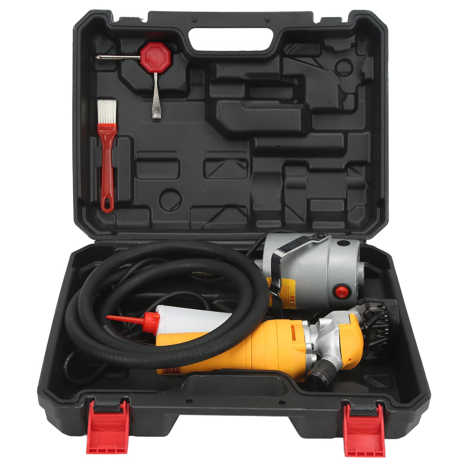 DAN&DRE Potente Esquiladora Eléctrica de Ovejas de 1000 W, Cuchilla de 13 Dientes, Esquiladora Profesional de Ganado con Acero con Alto Contenido de Carbono, para Ovejas, Cabras, (UE-Stecker 220–240