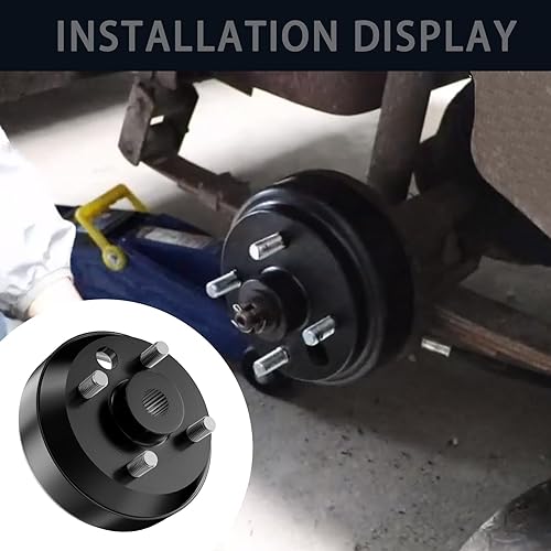 Miniatura 4 de Drive-up Conjunto de cubo de tambor de freno de carrito de golf para modelos EZGO TXT Electric 1982 en adelante sustituye al OEM 19186-G1, 2 paquetes