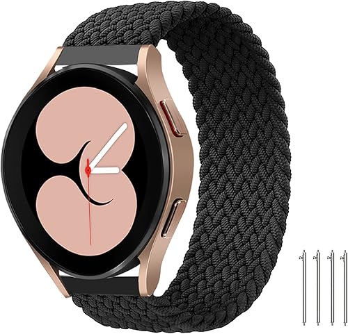 Solo Loop - Correa trenzada compatible con Samsung Galaxy Watch 4 de 1.575 pulgadas, 1.732 pulgadas, correa elástica tejida para Galaxy Watch Active disponible en Yaxa Peru