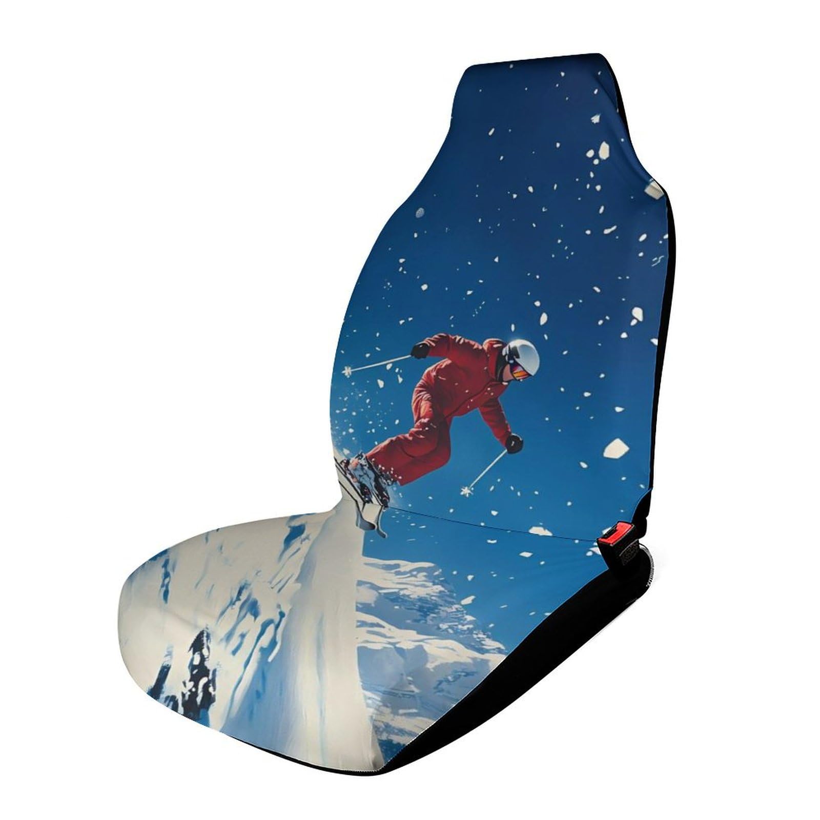 Kier Ski Snowy Sport Car Seat Covers Universal Car Front Seats Protector Auto Interior Accessories 1PCS