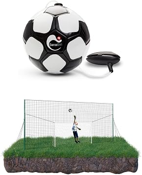 Soccer Goal & Backstop Net with Rebounder & Training Ball Set | All-in-One Backyard Soccer Net & Training Equipment | Includes 50 Videos & Coach App for Skill Development