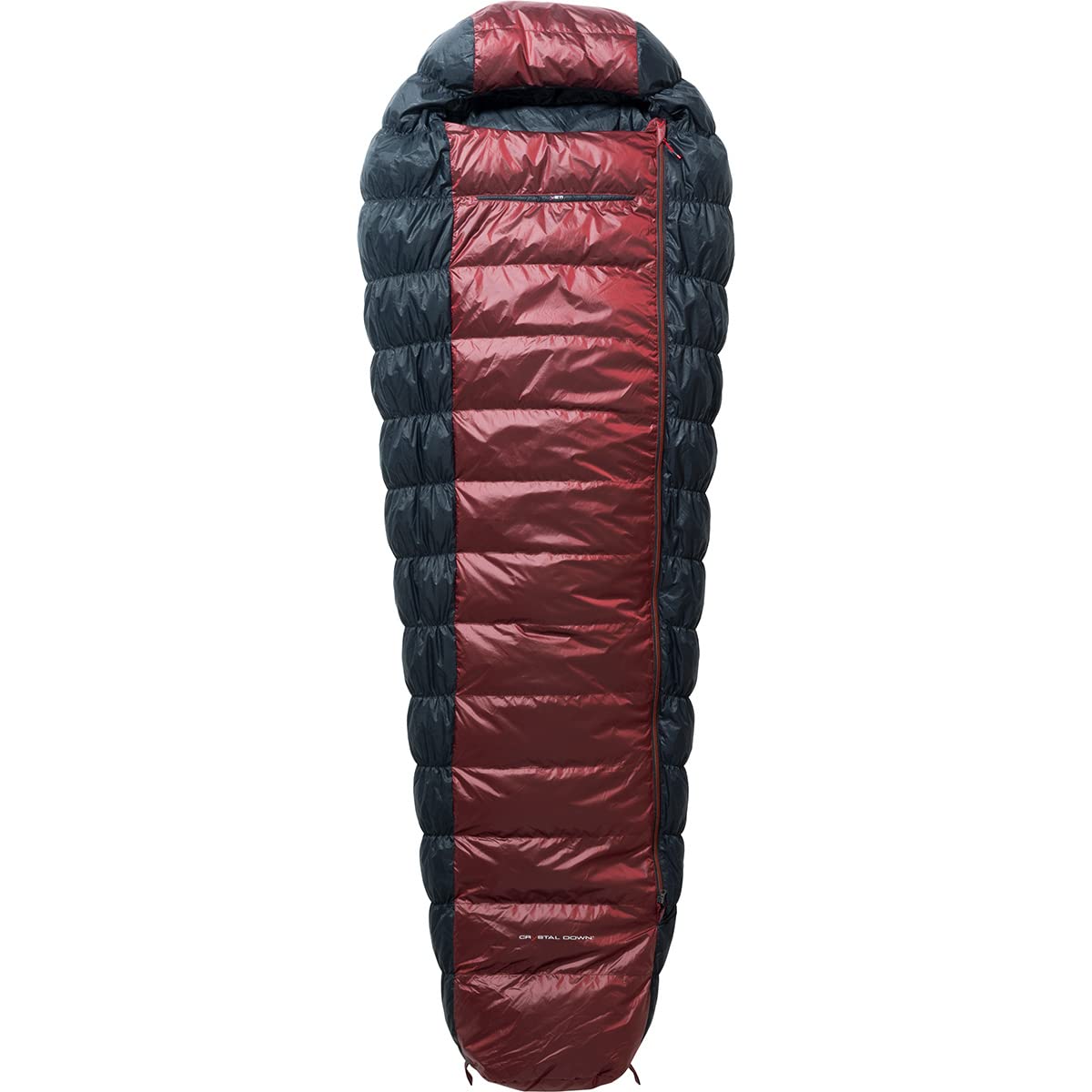 Yeti Voyage 500 bis Körpergröße Schlafsack 175 cm (Gr.XL) cm Ribbon red/Black, Reißverschluss Schlafsack Links Sport & Freizeit
