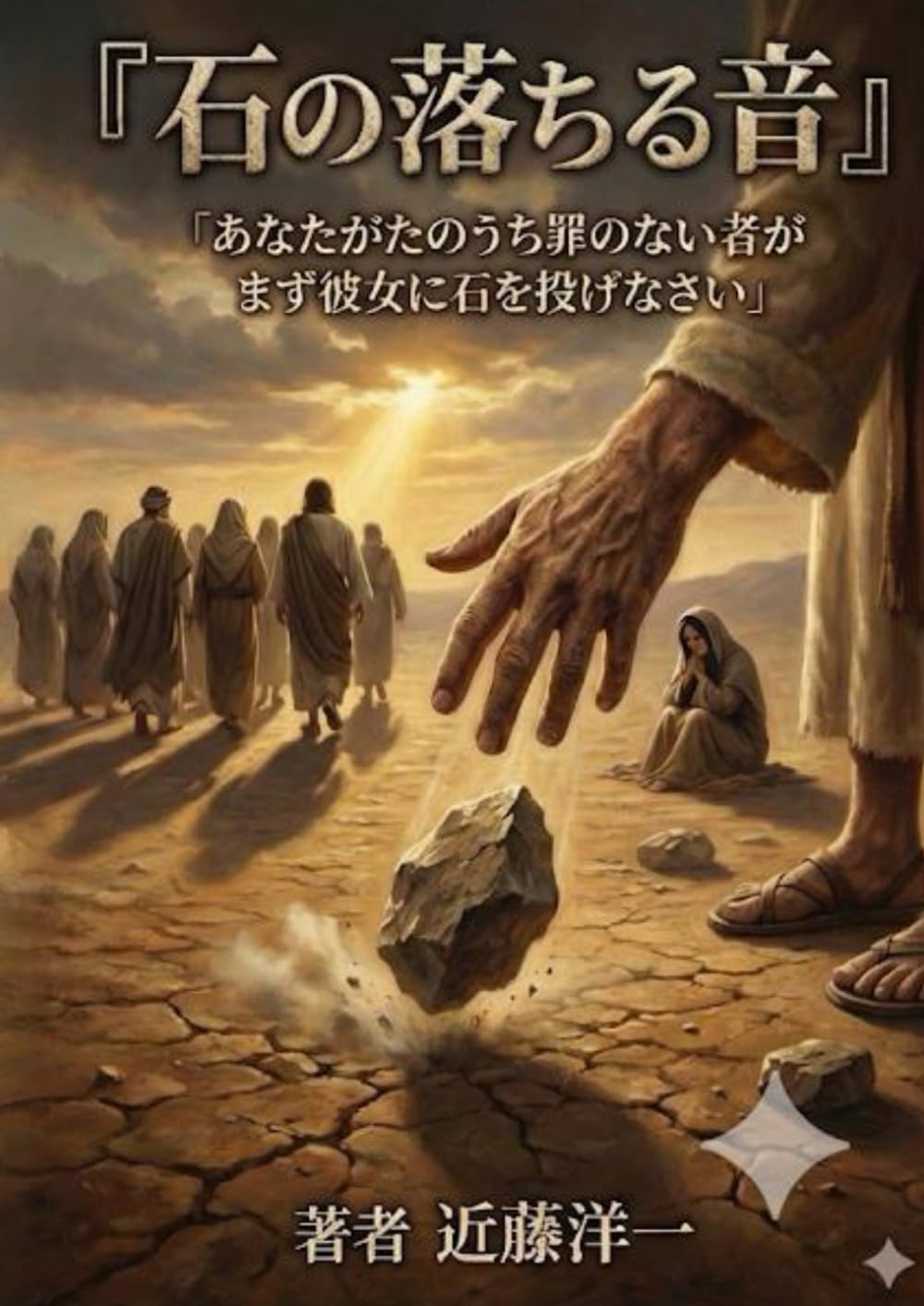 小説 石の落ちる音: あなたがたのうち罪のない者がまず彼女に石を投げなさい