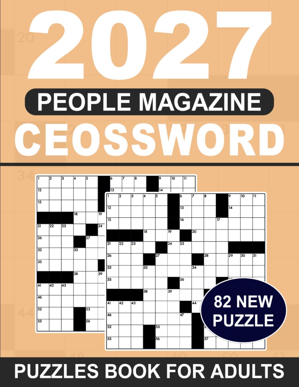 2027 People Magazine Crossword Puzzles Book For Adults: Celebrity-themed word games for mental stimulation and memory focus