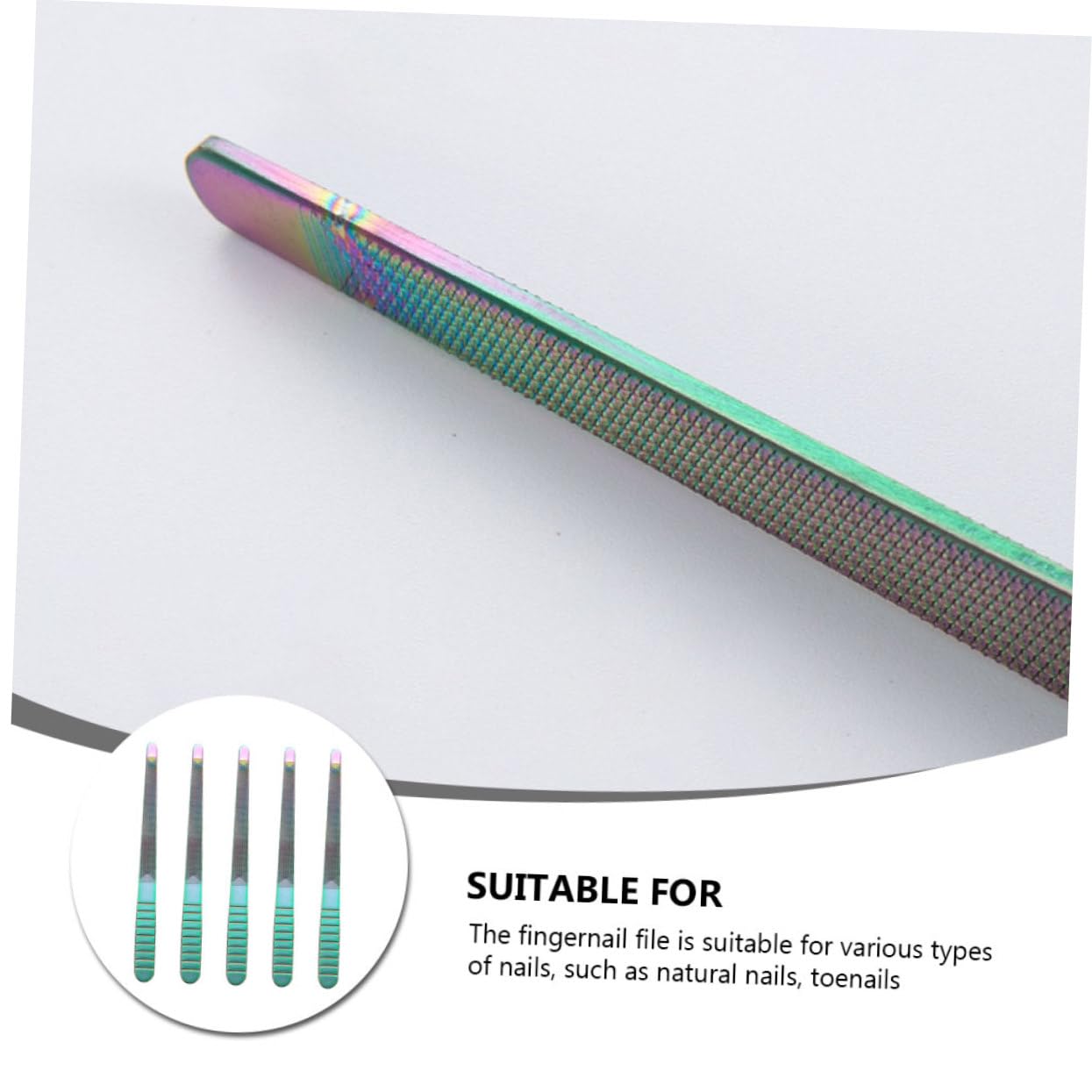 FRCOLOR 15 Pz lima per unghie trapano per manicure trapano per unghie trapano per pedicure limetta unghie limette per unghie strumenti per manicure lima per manicure Acciaio inossidabile