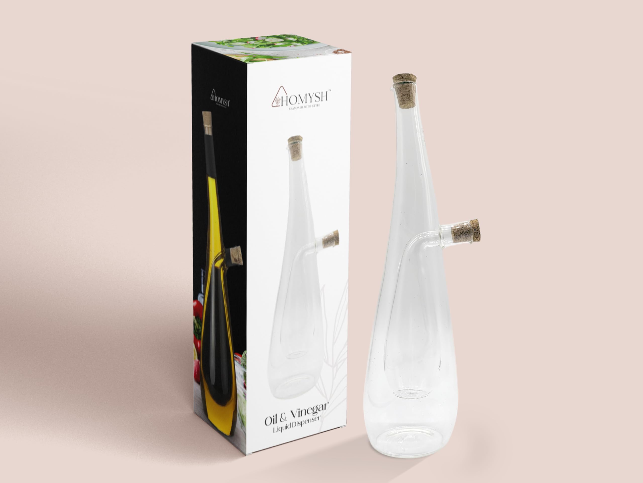 Dispensador premium de aceite y vinagre