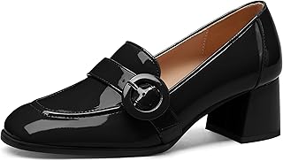 Loafers for Women Chunky Block Heel Pumps