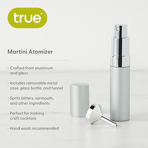Miniatura 2 de True Atomizador de Martini, pulverizador de vermut de capacidad de 0.5 fl oz para el Martini seco perfecto, rociador de niebla de cóctel para
