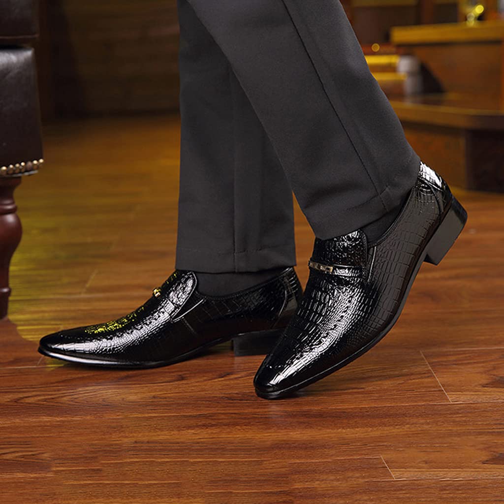prom dress shoes Men's Formal Shoes,Banquet Wedding British Work OfficeBusiness Leather Shoes,Black- 42/UK 8/US 8.5 : Clothing, Shoes & Jewelry over royal blue glitter Long Red Prom Dresses CB Stara Dress Roots Color:Brown Long Coat